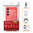 Flexi Slim Carbon Fibre Case for Samsung Galaxy S25+ (Brushed Red)