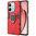 Slim Armour Tough Shockproof Case / Ring Holder Stand for Oppo A60 / A40 - Red