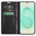 Leather Wallet Case & Card Holder Pouch for Samsung Galaxy S25 - Black
