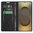 Leather Wallet Case & Card Holder Pouch for Samsung Galaxy S25 Ultra - Black