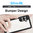 Hybrid Acrylic Tough Shockproof Case for Samsung Galaxy S25 - Black (Frame)