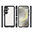 Hybrid Acrylic Tough Shockproof Case for Samsung Galaxy S25 - Black (Frame)