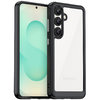 Hybrid Acrylic Tough Shockproof Case for Samsung Galaxy S25 - Black (Frame)