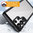 Hybrid Acrylic Tough Shockproof Case for Samsung Galaxy S25 Ultra - Black (Frame)