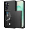 Tough Armour Slide Case & Card Holder for Samsung Galaxy S25 - Black