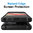 Military Defender Tough Shockproof Case for Samsung Galaxy S25 Ultra - Black
