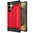 Military Defender Tough Shockproof Case for Samsung Galaxy S25 Ultra - Red