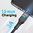 Totu Journey (15W) Glowing LED USB Lightning Charging Cable (1.5m) for iPhone / iPad - Black