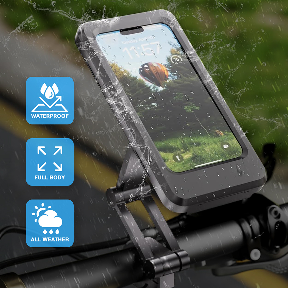 360 Stealth Waterproof Bicycle / Motorbike Case / Handlebar Mount / Phone Holder