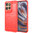 Flexi Slim Carbon Fibre Case for Motorola Edge 50 Neo - Brushed Red