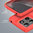 Flexi Slim Carbon Fibre Case for Motorola Moto G15 - Brushed Red