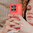 Flexi Slim Carbon Fibre Case for Motorola Moto G15 - Brushed Red