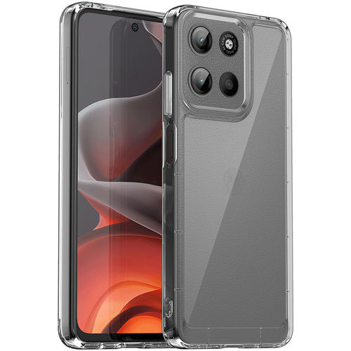Hybrid Acrylic Tough Shockproof Case for Motorola Moto G15 - Clear (Frame)