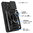Heavy Duty Shockproof Case / Slide Camera Cover for Motorola Moto G15 - Black