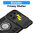 Heavy Duty Shockproof Case / Slide Camera Cover for Motorola Moto G75 - Black