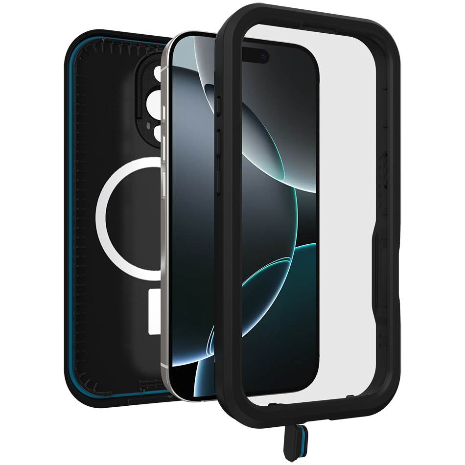 OtterBox Fre (MagSafe) Waterproof Case for Apple iPhone 16 Pro - Black