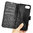 Leather Wallet Case & Card Holder Pouch for Apple iPhone 16e - Black