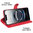 Leather Wallet Case & Card Holder Pouch for Apple iPhone 16e - Red