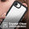 Hybrid Acrylic Tough Shockproof Case for Apple iPhone 16e - Black (Frame)
