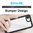 Hybrid Acrylic Tough Shockproof Case for Apple iPhone 16e - Black (Frame)