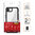 Hybrid Acrylic Tough Shockproof Case for Apple iPhone 16e - Black (Frame)