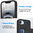 Tough Armour Slide Case & Card Holder for Apple iPhone 16e - Black