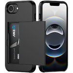 Tough Armour Slide Case & Card Holder for Apple iPhone 16e - Black