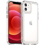 Hybrid Acrylic Tough Shockproof Case for Apple iPhone 12 / 12 Pro - Clear (Frame)