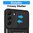 Heavy Duty Shockproof Case / Slide Camera Cover for Samsung Galaxy S22 - Black