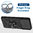 Heavy Duty Shockproof Case / Slide Camera Cover for Samsung Galaxy S22 - Black