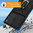 Heavy Duty Shockproof Case / Slide Camera Cover for Samsung Galaxy S22 Ultra - Black