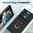 Heavy Duty Shockproof Case / Slide Camera Cover for Samsung Galaxy S22 Ultra - Black