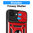Heavy Duty Shockproof Case / Slide Camera Cover for Apple iPhone 16e - Red