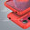 Flexi Slim Carbon Fibre Case for Motorola Moto G05 - Brushed Red