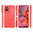 Flexi Slim Carbon Fibre Case for Motorola Moto G05 - Brushed Red