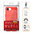 Flexi Slim Carbon Fibre Case for Apple iPhone 16e - Brushed Red