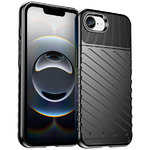Flexi Thunder Tough Shockproof Case for Apple iPhone 16e - Black (Texture)