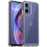 Hybrid Acrylic Tough Shockproof Case for Motorola Moto G05 - Clear (Frame)