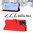Leather Wallet Case & Card Holder Pouch for Motorola Moto G05 - Red