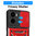 Heavy Duty Shockproof Case / Slide Camera Cover for Motorola Moto G05 - Red