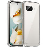 Hybrid Acrylic Tough Shockproof Case for Google Pixel 9a - Clear (Frame)