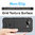 Anti-Shock Grid Texture Shockproof Case for Google Pixel 9a - Black