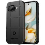Anti-Shock Grid Texture Shockproof Case for Google Pixel 9a - Black