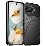 Flexi Thunder Tough Shockproof Case for Google Pixel 9a - Black (Texture)
