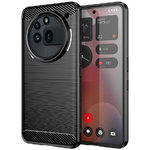Flexi Slim Carbon Fibre Case for Nothing Phone (3a) Pro - Brushed Black