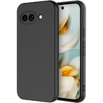 Flexi Stealth Liquid Silicone Case for Google Pixel 9a - Black (Matte)