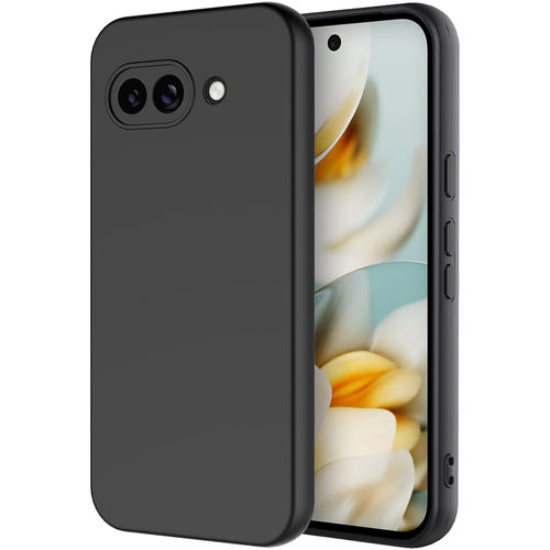 Flexi Stealth Liquid Silicone Case for Google Pixel 9a - Black (Matte)