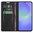 Leather Wallet Case & Card Holder Pouch for Samsung Galaxy A36 / A56 - Black