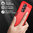 Flexi Slim Carbon Fibre Case for Samsung Galaxy A32 5G - Brushed Red