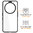 Hybrid Fusion Shockproof Hard Case for Nothing Phone (3a) Pro - (Black) Frame